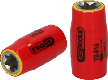 KS Tools Torx-E-Stecknuss 1/2" mit Schutzisolierung E16 (117.2357)