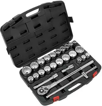 Sealey Premier Steckschlüsselsatz Metrisch/Zoll 3/4" Antrieb 12-kant 26-tlg (AK2584)