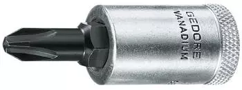 Gedore IKS 30 1 Schraubendrehereinsatz 3/8" Kreuzschlitz PH 1 (6666610)