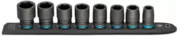 HAZET SmartRail Au&szlig;en-Sechskant Steckleiste 1/2" (12,5mm) 8-teilig (900S-SR/8)