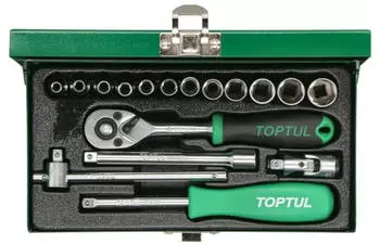 Toptul Steckschlüssel-Set 1/4" 17-teilig (GCAD1702)