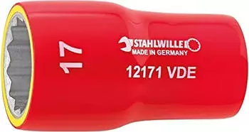 Stahlwille 12171 VDE Doppelsechskant-Steckschl&uuml;sseleinsatz 3/8" SW 7mm (02380007)