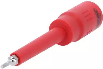 KS Tools Isolierte Bit-Stecknuss Torx T10, 3/8", 122mm (118.3820)