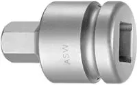 Kraftschraubersteckschl&uuml;sseleinsatz 745 3/4 Zoll i6-KT.SW 22mm L.62mm ASW