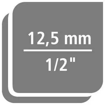 Stahlwille 509QR/3 Steckschl&uuml;ssel-Verl&auml;ngerung 1/2" (12,5mm) 75mm (13011004)