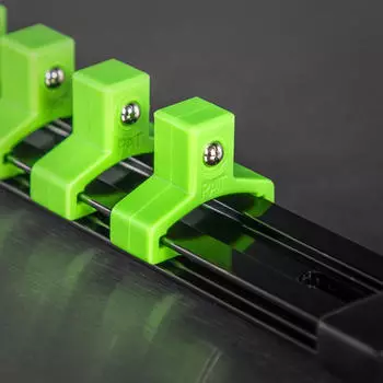 Sealey Steckdosenhalterung 3/8" Antrieb 16 Clips Hi-Vis Grün (AK27053HV)