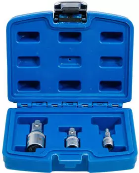 BGS Verl&auml;ngerungs-Satz mit Magnethalter 1/4" - 3/8" - 1/2", 3-tlg. (198)