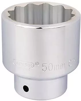 Draper T-MM/B 3/4" Vierkantantrieb 12-Kant Steckschlüssel 50mm, Blau (16707)