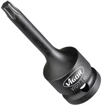Vigor Blinky V7017 Schlagschraubendreher-Einsatz 1/2 Zoll Innen-TORX T40 78mm (V7017-T40)