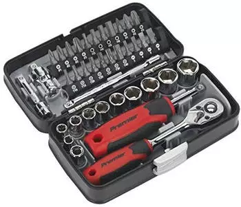Sealey Premier Steckschlüssel- & Bit-Set 38-tlg. 1/4" Antrieb (AK8945)