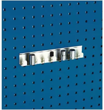Bott Steckschl&uuml;sselhalter 270mm 8-fach 1/2" f&uuml;r Lochplatten