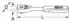 KS Tools CHROMEplus Mini-Umschaltknarre 1/4