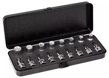 Elora Steckschlüssel-Satz 1/2" TORX® Innen & Außen 17-teilig (ELORA-770-TXE)