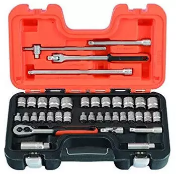 Bahco S380 Steckschlüsselsatz Metrisch 3/8" Antrieb 38-teilig (S380)