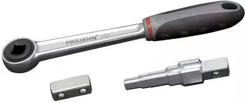 Projahn Umsteckknarren-Set 1/2" Stufenschl&uuml;ssel + Vierkant, 3-tlg. (4297-10)