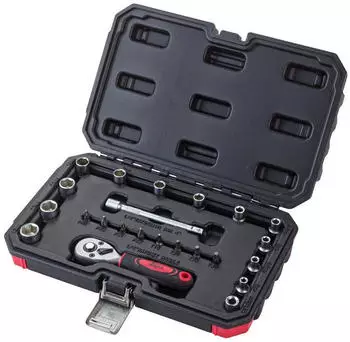 Dema Ratschen-Set 23-tlg. Steckschl&uuml;ssel 1/4" (20343)