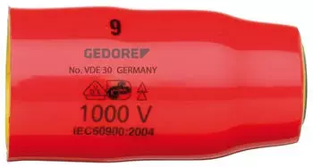 Gedore VDE 30 18 Steckschl&uuml;sseleinsatz 3/8" 6-kant 18mm (VDE 30 18)