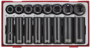 Teng Tools TT9116N Regular/Deep Schlagschrauber-Steckschlüsselsatz 1/2" Antrieb, 16-tlg. (TT9116N)