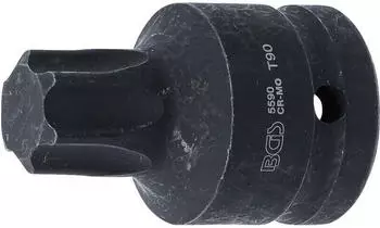 BGS Kraft-Bit-Einsatz T-Profil (Torx) T90, 3/4", 60mm (5590)