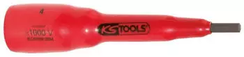 KS Tools 1/2" Bit-Stecknuss mit Schutzisolierung Innensechskant 8mm (117.1164)