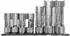 Yato Offener Stecknuss-Satz 3/8