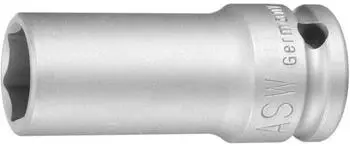 ASW Kraftschraubersteckschl&uuml;sseleinsatz 720 L 1/2" 6KT SW 27mm 78mm lang