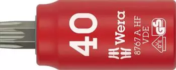 Wera 8767 A VDE HF Zyklop Bitnuss TORX TX 40 1/4"-Antrieb (05005926001)