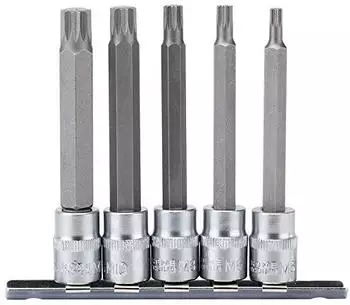 Draper Spline-Steckschlüssel-Bit-Satz 3/8" Antrieb, 5-teilig (16349)