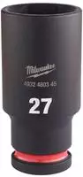 TTI 4932480345, TTI Milwaukee Schlagnuss 1/2" 27 x 78 mm SHOCKWAVE lang