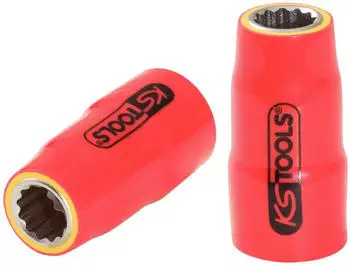 KS Tools Stecknuss 3/8" mit Schutzisolierung 18mm (117.3843)