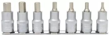 KS Tools Bit-Stecknuss-Satz Innensechskant 1/2" kurz, 7-tlg (911.1320)