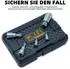 CCLife Technic Vielzahn Steckschlüssel-Satz XZN M4-M18, S2-Stahl, 10-tlg. (5603)