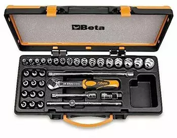 Beta 910B/C29 Steckschlüsselsatz 3/8" 12 Nüsse & 5 Zubehörteile (900/C29)