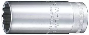 Stahlwille 46A Doppelsechskant-Steckschl&uuml;sseleinsatz 3/8" SW 7/8" 65mm (02420044)