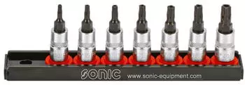Sonic Bit-Steckschlüssel-Satz 7-tlg. 1/4" TORX (100701)