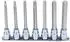 KS Tools CHROMEplus Bit-Stecknuss-Satz Innensechskant 3/8