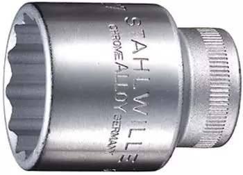 Stahlwille Steckschl&uuml;sseleinsatz 12-kant 1/2" SW 1 1/4" 45mm (03410056)