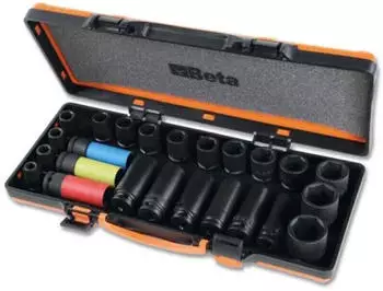 Beta 720/C24 Kraftsteckschlüsselsatz 1/2" 24-teilig phosphatiert (Beta 720/C24)