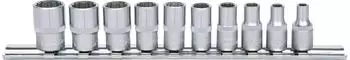 KS Tools 1/4" 12-kant-Stecknuss-Satz, 10-tlg. (917.0625)