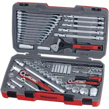 Teng Tools MECCA PRO Steckschlüssel-Set 1/4"-3/8"-1/2" 106-teilig (TM106)
