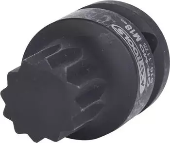 KS Tools Kraft-Bit-Stecknuss XZN 1/2" kurz M18 (515.1175-E)