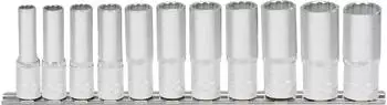 KS Tools 3/8" 12-kant-Stecknuss-Satz, lang, 11-tlg. (911.0606)