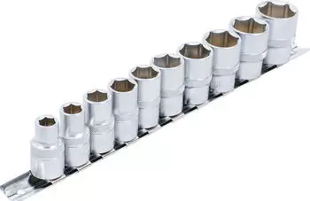 BGS Steckschl&uuml;ssel-Einsatz-Satz Sechskant 1/2" Zoll 3/8"-15/16" 10-tlg. (9113)