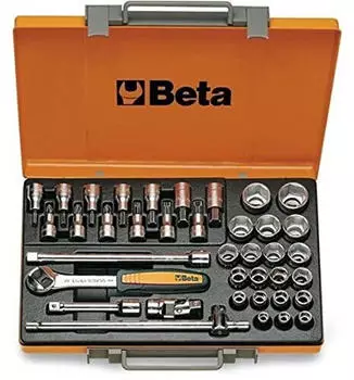 Beta 920B/C33 Doppel-Sechskant-Steckschlüsselsatz 1/2" 10-32mm, 20-tlg. (920B/C33)