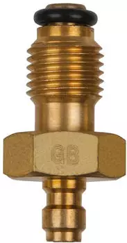 KS Tools Adapterst&uuml;ck M14x1,5 Au&szlig;engewinde 1/4" Schlauchanschluss mit Dichtring (150.2343)