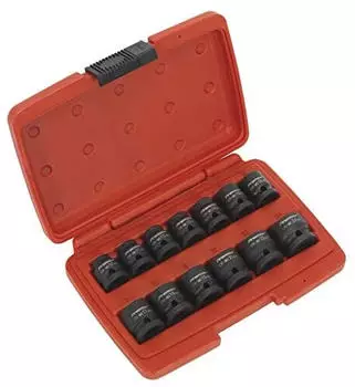 Sealey Impact-Steckschlüsselsatz 13-tlg. 1/2" Antrieb Low Profile Metrisch (AK5613LP)