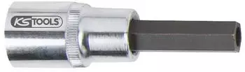 KS Tools Einspritzd&uuml;sen-Innensechskant-Stecknuss mit Bohrung 10mm, &Oslash;6mm (152.1086)