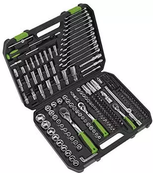 Sealey Steckschlüsselsatz 219-tlg. 1/4", 3/8" & 1/2" Antrieb WallDrive Metrisch (S01212)