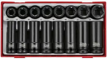 Teng Tools TT9120D Steckschlüssel-Set 1/2" Antrieb 6-Kant Regular & Tief 16-tlg. (TT9120DN)
