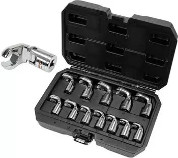 Yato Gelenk-Ringschlüssel Set 3/8" 12-tlg. 8-19mm (YT-38550)